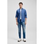 Lufian Beneflec Smart Jean Erkek Pantolon Slim Fit Mavi - 31 - 30