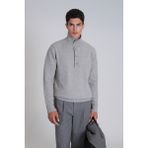 Lufian Bert Erkek Kazak - 2XL - Açık Gri