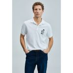 Lufian Best Smart Erkek Polo Tişört - Beyaz - XL