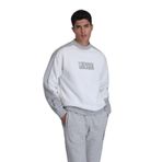 Lufian Beyaz Erkek Grafik Sweatshirt