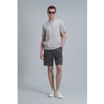 Lufian Chrıs Spor Erkek Chino Şort Slim Fit Nefti Yeşil