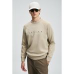 Lufian Cooper Erkek Sweatshirt Bej
