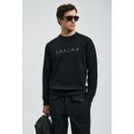 Lufian Cooper Erkek Sweatshirt Siyah - XL