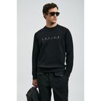 Lufian Cooper Erkek Sweatshirt Siyah