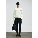 Lufian Cosmo Erkek Sweatshirt Kırık Beyaz