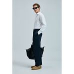 Lufian Danıel Erkek Basic Gömlek Regular Fit - Beyaz - 4XL