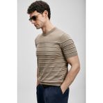 Lufian Danıel Erkek Pamuklu Kazak Kum - 3XL