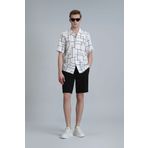 Lufian Danıel Spor Erkek Chino Şort Slim Fit Siyah