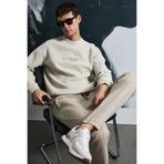 Lufian Dark Sweatshirt, 2XL, 112030182, Ekru, erkek