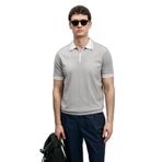 Lufian Dean Modal Karışımlı Erkek Polo Kazak, Açık Gri, XL