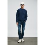 Lufian Edgar Slim Fit Erkek Spor Jean Pantolon Mavi Dokuma Kumaş ile Günlük Kullanım İçin - 40 / 30