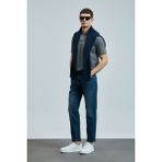 Lufian Eduard Smart Jean Erkek Pantolon Slim Fit Mavi