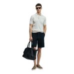 Lufian Erkek Aler Spor Slim Fit Chino Şort 111210079 Siyah