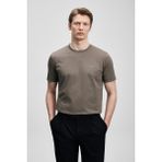 Lufian Erkek Bran Modern Grafik T-Shirt 111020321 Vizon - XL