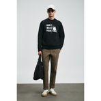 Lufian Erkek Henry Sweatshirt 112030173 Siyah
