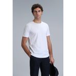 Lufian Erkek Junya Basic T-Shirt 111020203 Beyaz XL