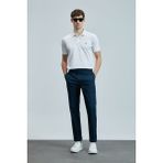 Lufian Erkek Laon Smart Polo T-Shirt 111040206 Beyaz - 2XL