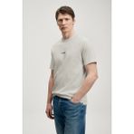 Lufian Erkek Marcus Modern Grafik T-Shirt 111020322 Taş - XL
