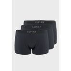 Lufian Erkek Mark 3 Adet Modal Dikişsiz Boxer 111080035 Antrasit