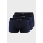 Lufian Erkek Mark 3 Adet Modal Dikişsiz Boxer 111080035 Lacivert