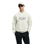 Lufian Erkek Oracle Sweatshirt 112030178 Kırık Beyaz
