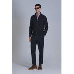 LUFİAN Erkek Regular Fit Pantolon, Lacivert, 50 Beden