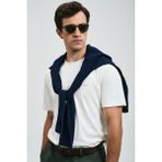 Lufian Erkek Roland Basic T-Shirt 112020058 Kırık Beyaz