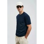 Lufian Erkek Roland Basic T-Shirt 112020058 Lacivert