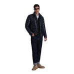 LUFİAN Erkek Slim Fit Mont, Lacivert, 50 Beden