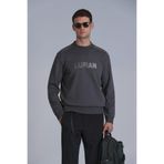 LUFİAN Erkek Slim Fit Sweatshirt, Haki, L Beden