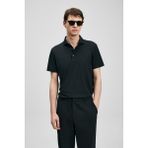 Lufian Erkek Spencer Hi- Tech Performance Dikişsiz Polo T-Shirt 111040240 Siyah - 2XL
