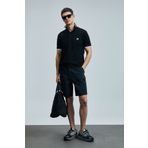 Lufian Eros Smart Erkek Polo Tişört Siyah