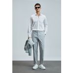 Lufian Farem Erkek Basic Gömlek Regular Fit Beyaz