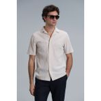 Lufian Femer Erkek Basic Gömlek Regular Fit Bej - XL