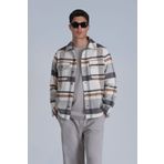 Lufian Fera Erkek Basic Gömlek Slim Fit Gri