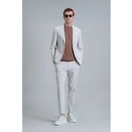 Lufian Frank Smart Erkek Chino Pantolon Slim Fit Bej