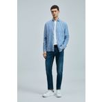Lufian Fredıc Smart Jean Erkek Pantolon Slim Fit Mavi