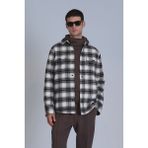 Lufian Fresher Erkek Basic Gömlek Slim Fit Kahverengi - XL