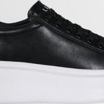 Lufian Gage Erkek Deri Sneaker Ayakkabı Siyah