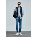 Lufian Gerardo Smart Jean Erkek Pantolon Regular Fit Mavi