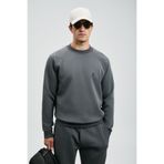 Lufian Grant Erkek Sweatshirt Koyu Gri