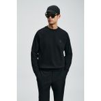 Lufian Grant Erkek Sweatshirt Siyah - 5-Siyah - XL