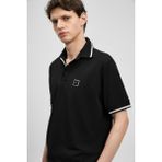 Lufian Grom Smart Erkek Polo Tişört Siyah - 3XL