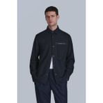 Lufian Hard Erkek Basic Gömlek Slim Fit - XL - Koyu Lacivert