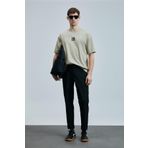 Lufian Helix Slim Fit Erkek Bej T-shirt (111020245)