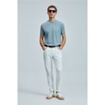 Lufian Helt Spor 5 Cep Erkek Pantolon Slim Fit Beyaz