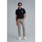 Lufian Helt Spor 5 Cep Erkek Pantolon Slim Fit Deve Tüyü
