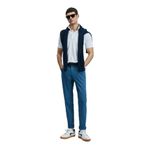 Lufian Helt Spor 5 Cep Erkek Pantolon Slim Fit Mürekkep Lacivert LACİVERT 48 Tek Beden