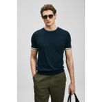 Lufian Henry Erkek Pamuklu Kazak Koyu Lacivert - 3XL