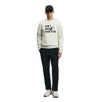Lufian Henry Erkek Sweatshirt, Unisex, Kırık Beyaz, M Beden
